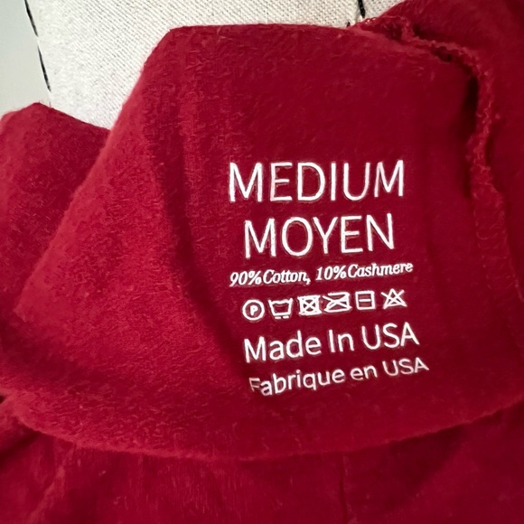 Live The Process Fitted Red Short Sleeve Athletic T-Shirt | M | |Cotton Cashmere - Picture 4 of 6